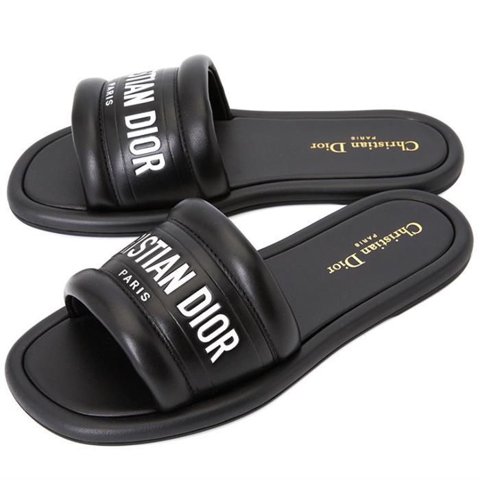 DIOR Christian Dior Logo Mule Slide Sandals for Women KCQ861LBO