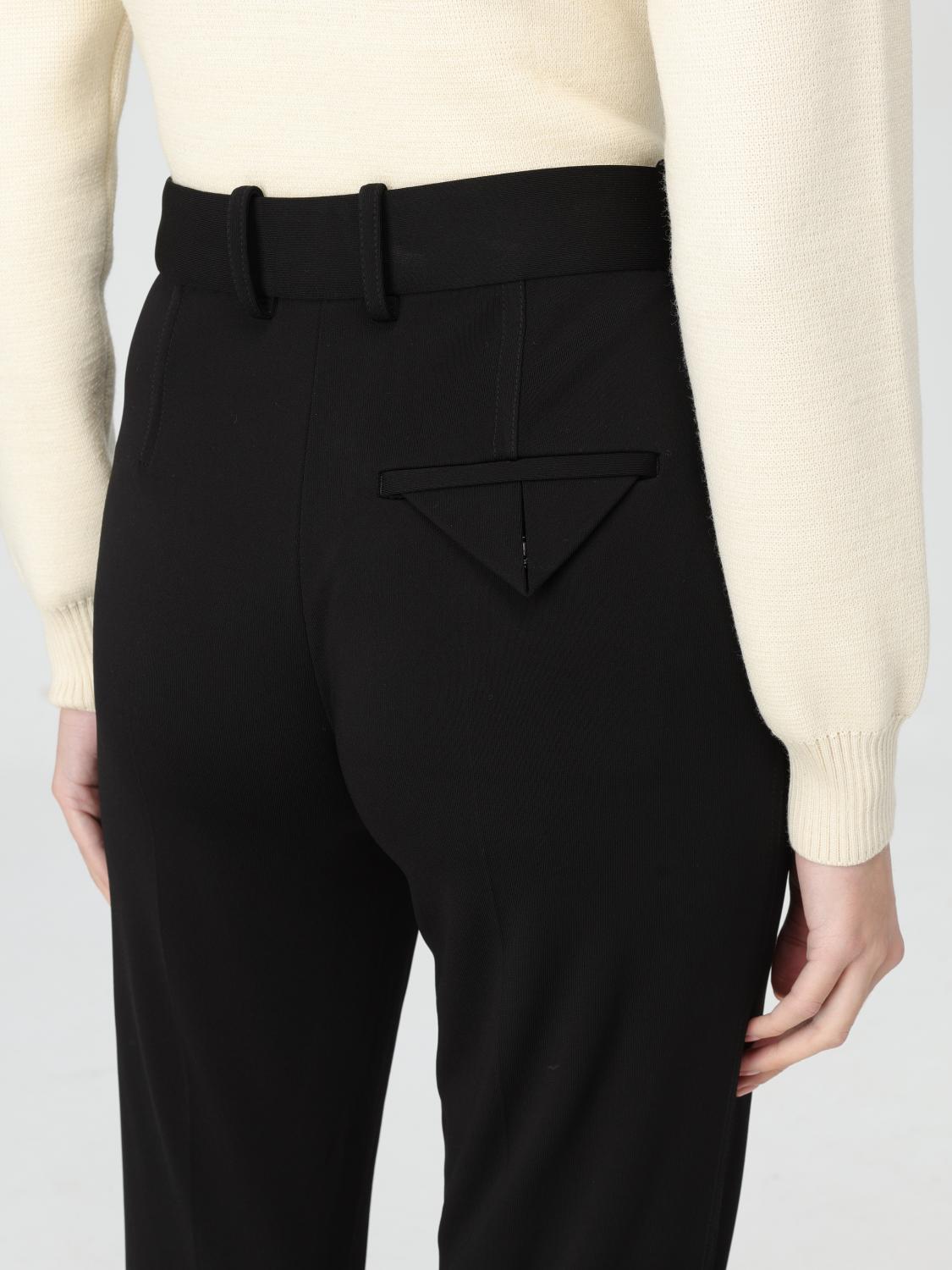 Bottega Veneta Black Wool Classic Trousers