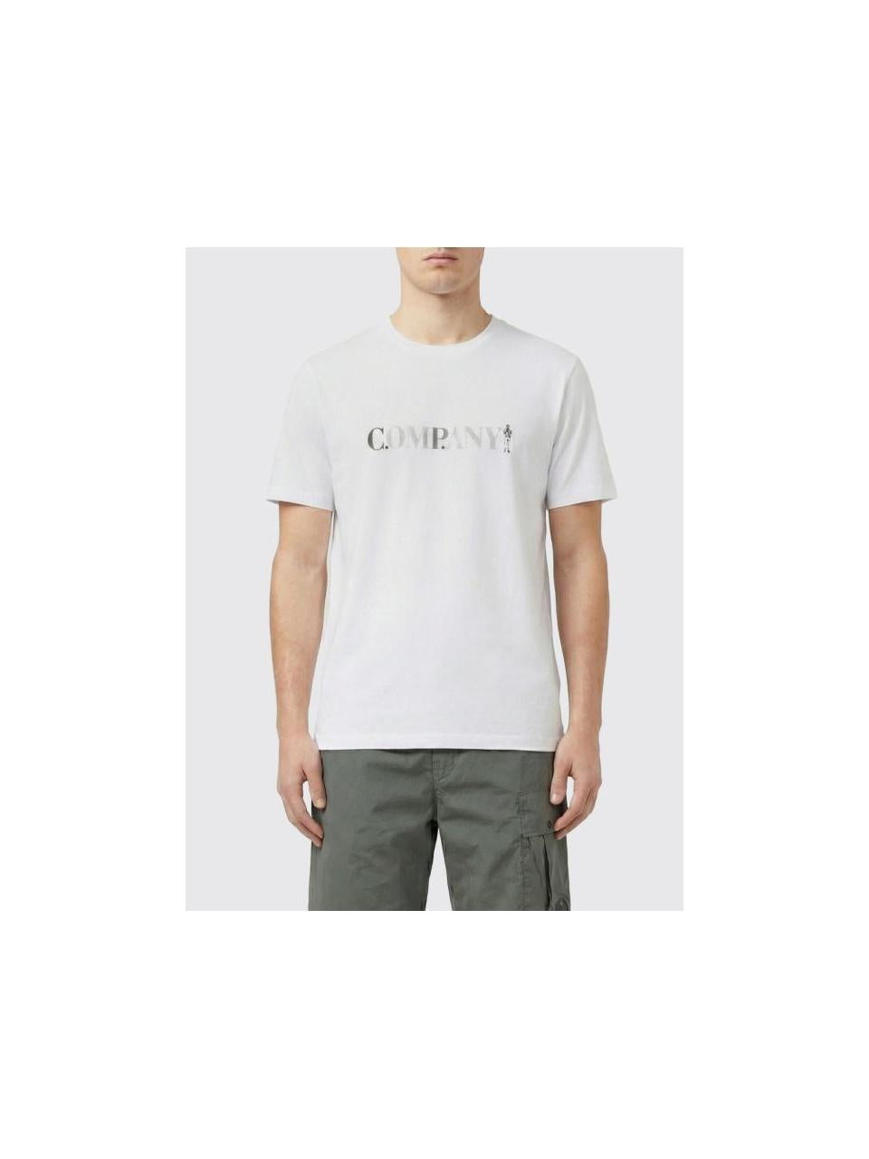 CP Company Jersey Short Sleeve Logo T-Shirt 20CMTS085A 005100W 103