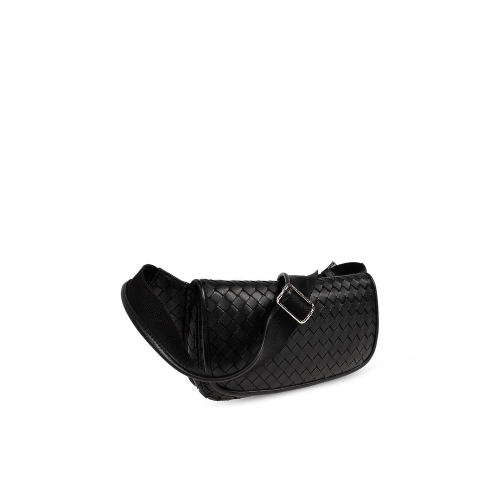 Bottega Veneta Black Leather Belt Bag