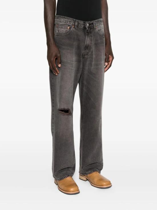 OUR LEGACY Third Cut High Waist Denim Pants M4255TH DARK BROWN DOM