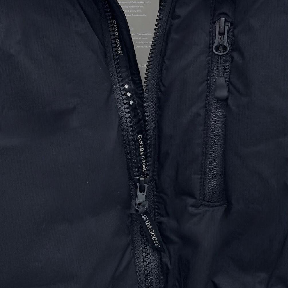 Canada Goose Lodge Down Hoodie Matte Finish Black Outerwear