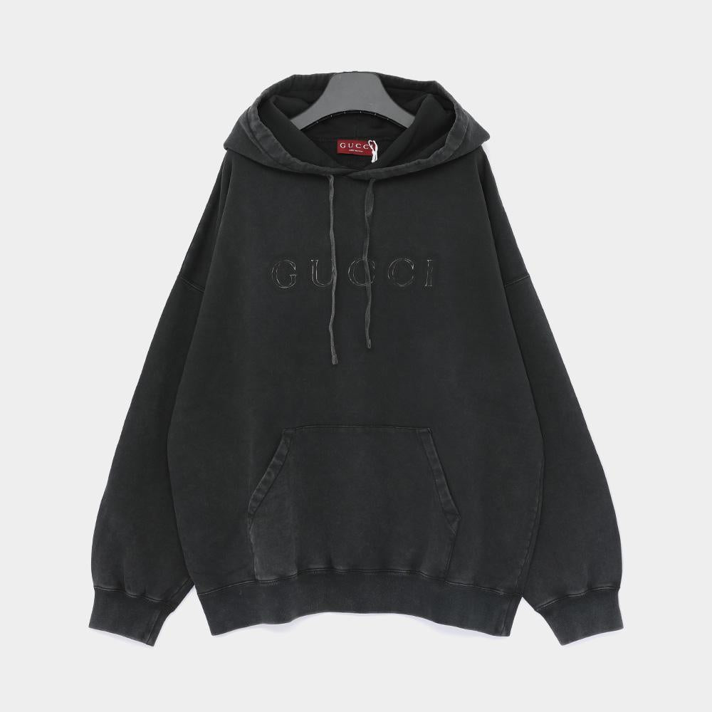 GUCCI Vintage Logo Sweat Mens Hoodie 795470 XJHD3 1000