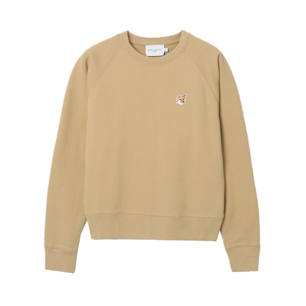 Maison Kitsune Women's Fox Head Patch Crewneck Sweatshirt Be AW00303 KM0001 P220