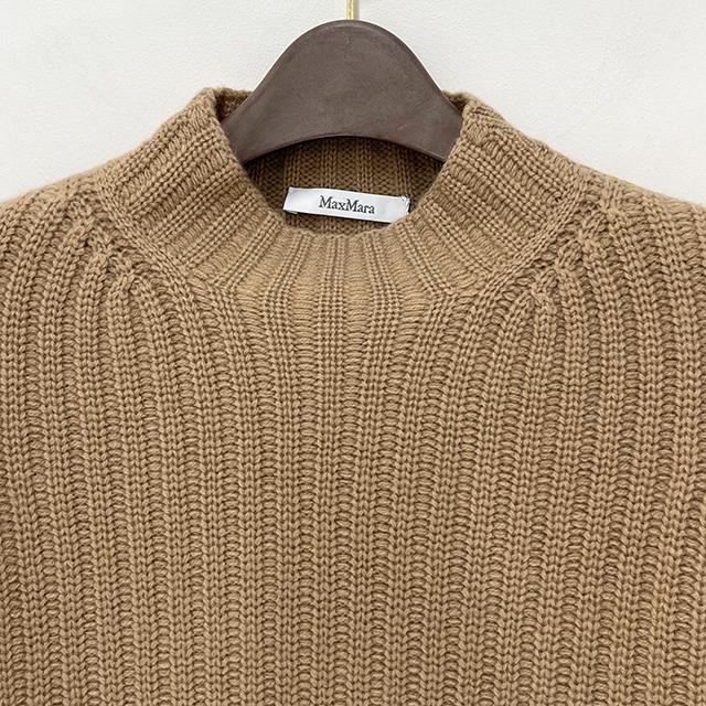 Max Mara ALOA Wool Cashmere Cropped Crewneck Sweater 2421366022600 003