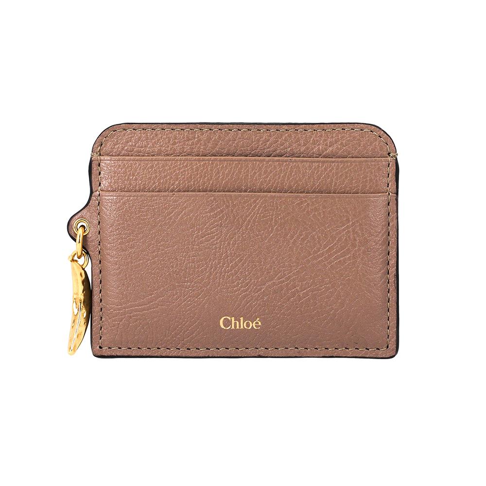 Chloe Banana Logo Leather Card Holder Wallet for Women CH25SP544N72 20E