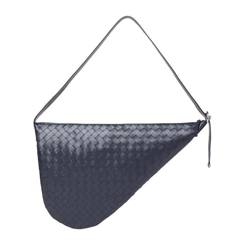 Bottega Veneta Navy Leather Men’s Crossbody Bag