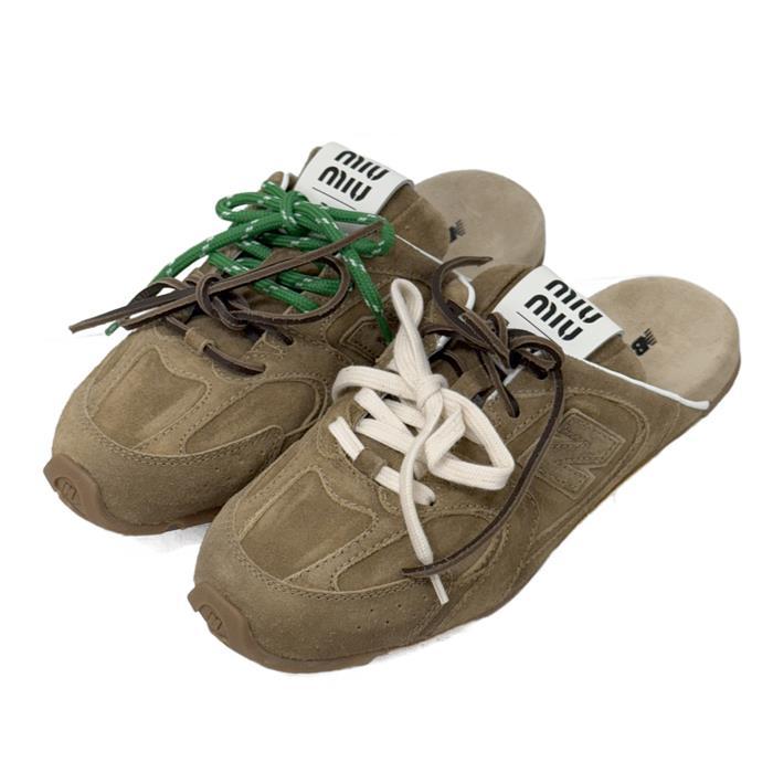 Miu Miu suede mule sandals