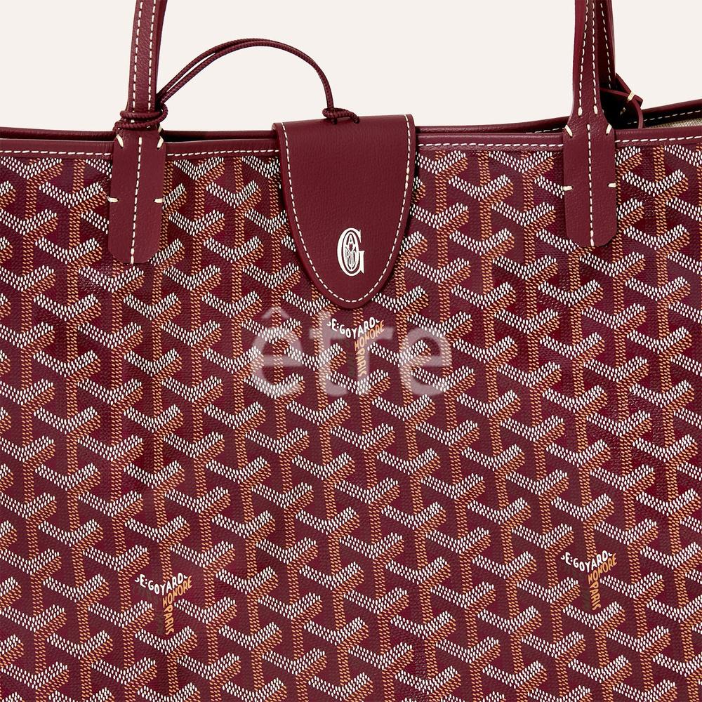 GOYARD Burgundy Saint Louis GM Tote Bag for Women