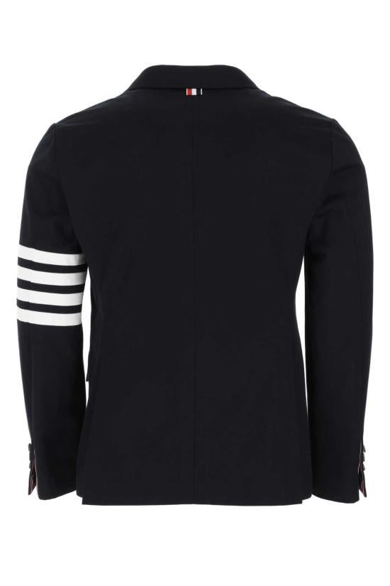 THOM BROWNE Cotton Twill 4-Bar Unconstructed Classic Sport Coat