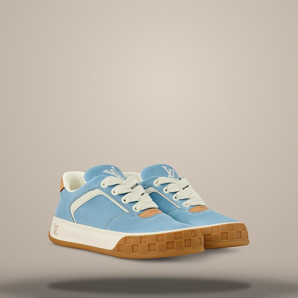 Louis Vuitton LV Tilted Sneakers Blue Low-Top 1AKQJG