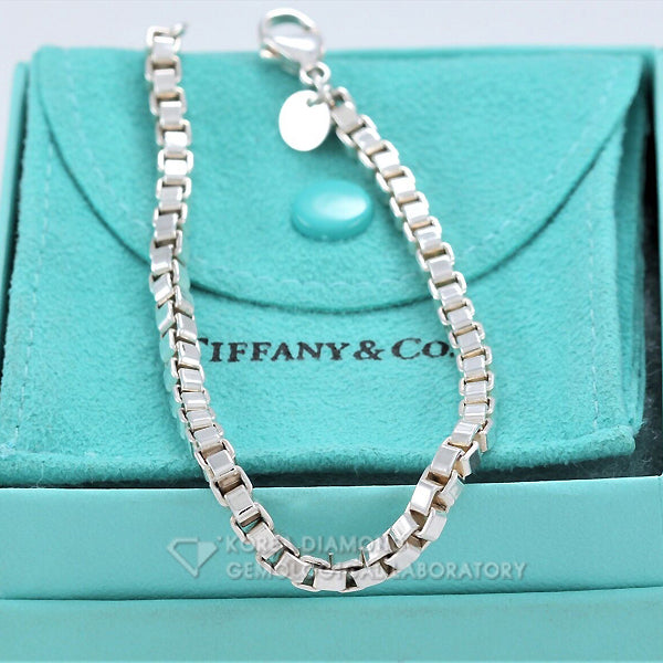 Tiffany & Co Venetian Link Sterling Silver Unisex Bracelet
