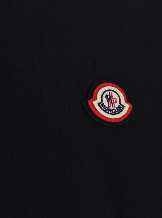 Moncler Black Short Sleeve T-Shirt for Men