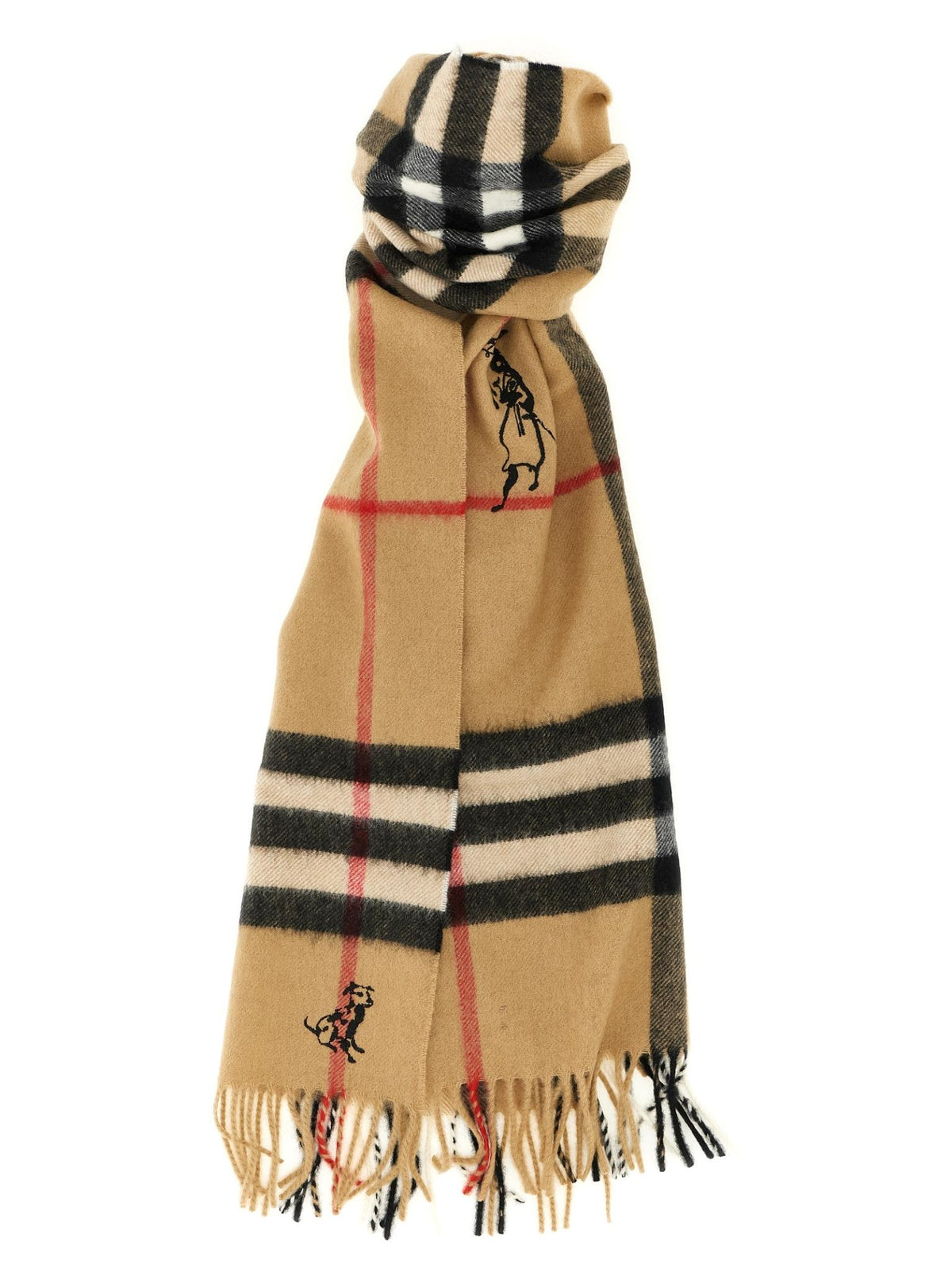 BURBERRY Archive Beige Wool Scarf