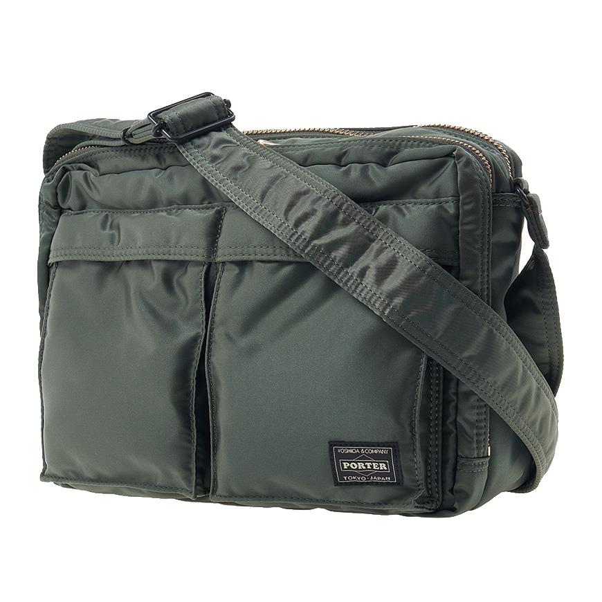 PORTER Tanker Large Shoulder Bag Black Nylon Crossbody Unisex