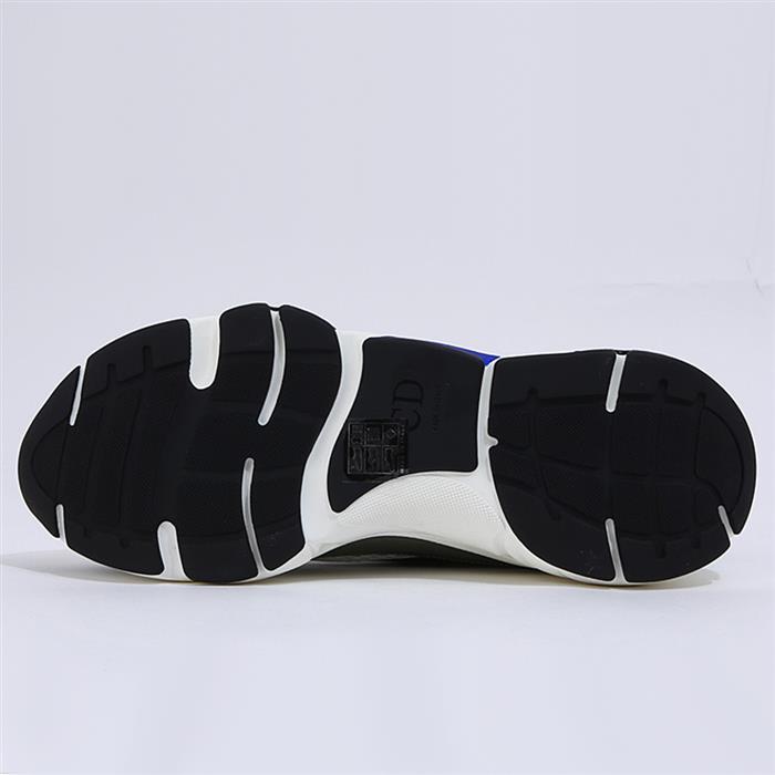 DIOR White Mesh Leather B22 Low-Top Sneakers