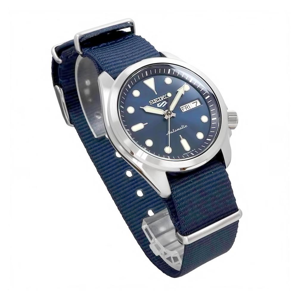 Seiko Blue Silver NATO Strap Men’s Sports Watch SRPE63K1