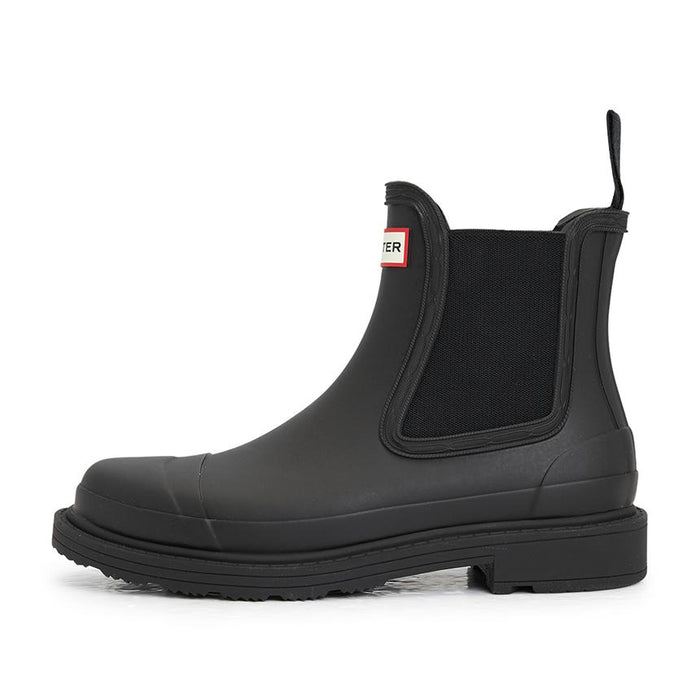 HUNTER Commando Chelsea Rain Boots for Women WFS1018RMA BLK