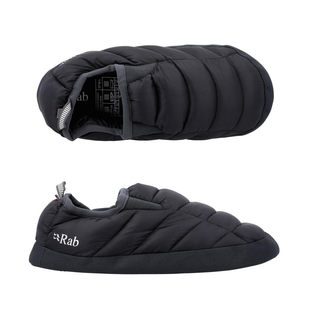 RAB Black Padded Cirrus Slide Slippers for Men QAJ 05