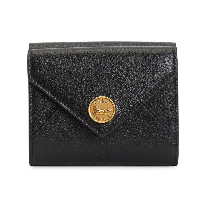 Chloe Leather Compact Bifold Wallet CH25SP543O93 001
