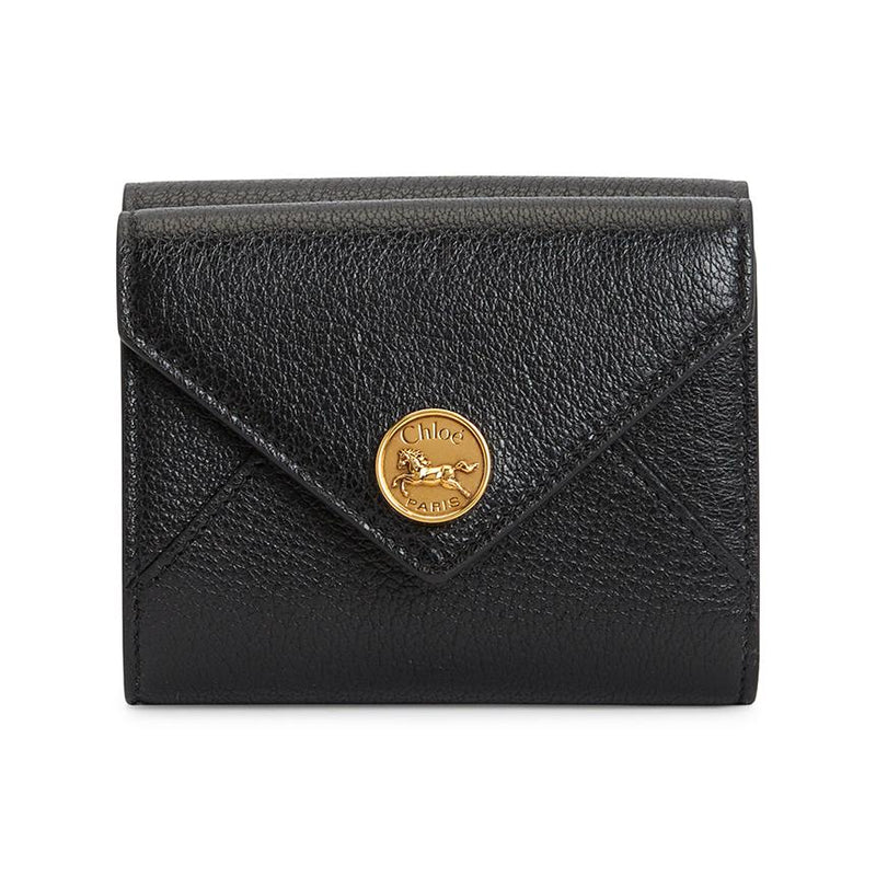 Chloe Leather Compact Bifold Wallet CH25SP543O93 001