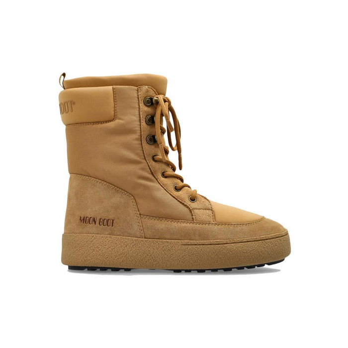 MOON BOOT Sand L-Track Combat Ankle Boots 80D2450200 L003