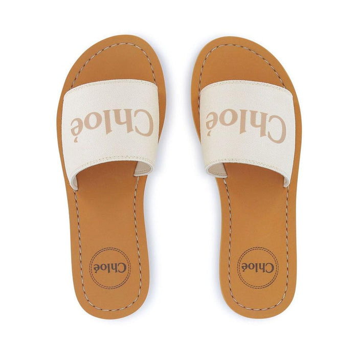 Chloe Ivory Logo Sandals Women’s C20507 148
