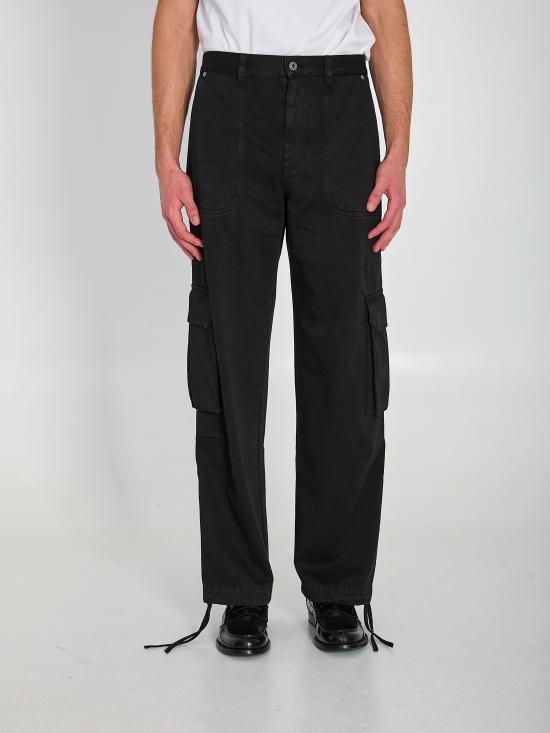 LOEWE Mens Denim Jeans H526Y04WIS 1100 BLACK DOM
