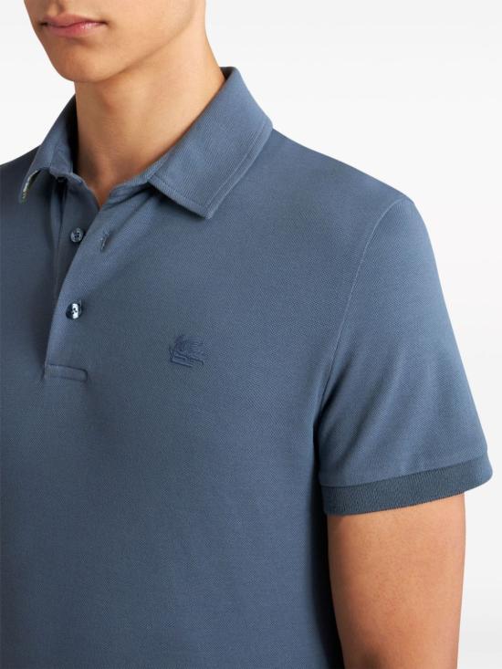 Etro Cotton Polo Shirt for Men MRMD0006AC174B0786 DOM