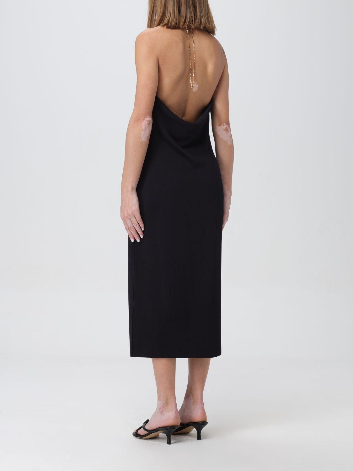 Bottega Veneta Black Sleeveless Midi Dress