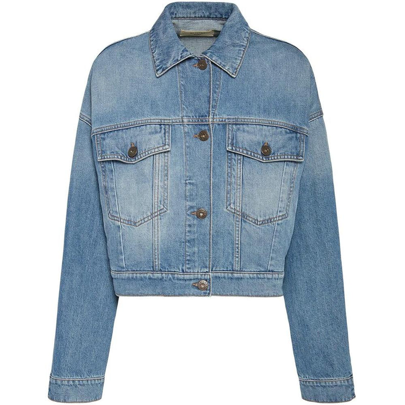 Max Mara Blue Denim Two-Pocket Jacket 2515041111 006