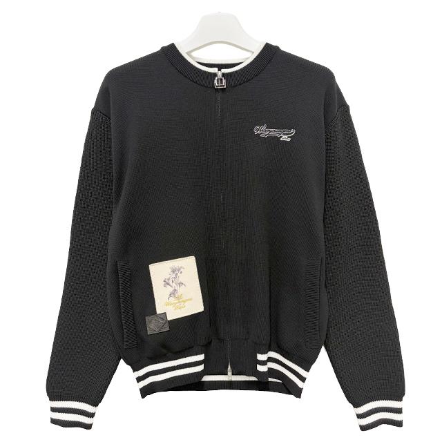 WOOYOUNGMI Logo Patch Zip-Up Cardigan Jacket for Men W261KN05 507B