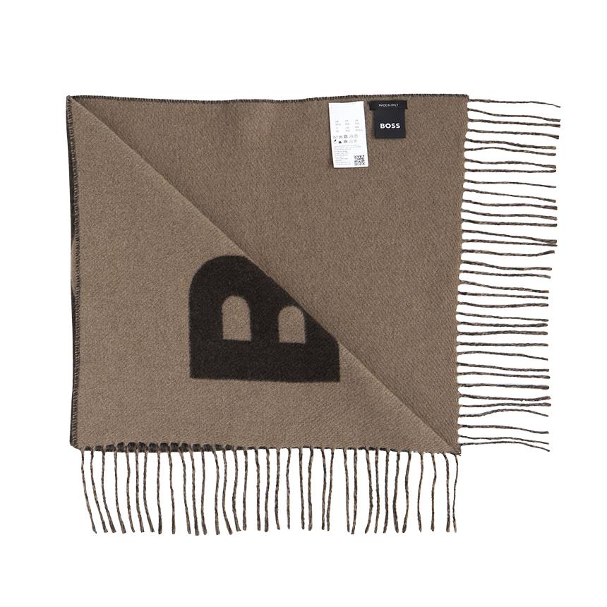 HUGO BOSS Men’s Wool Scarf 50527099 346