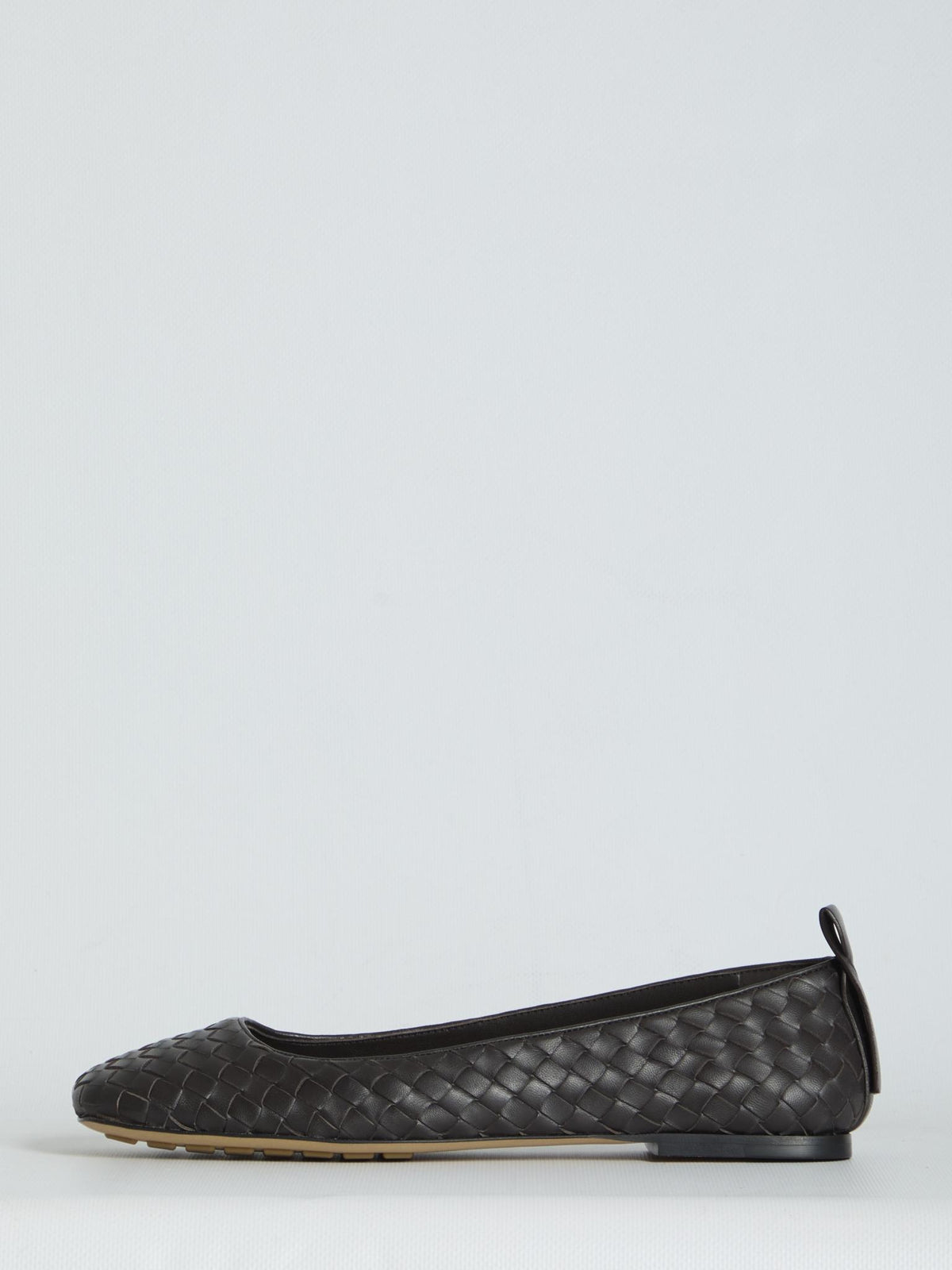 Bottega Veneta Leather Flat Shoes Brown