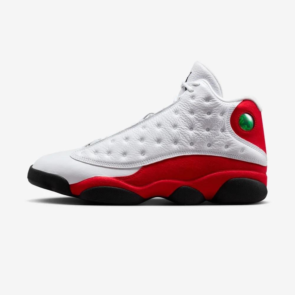 Air Jordan White University Red Retro 13 Low-Top Sneakers 414571102