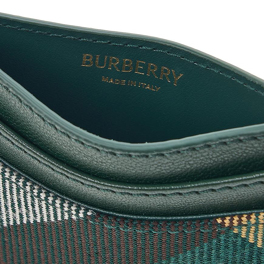 BURBERRY Rocking Horse Leather Card Case Wallet for Women