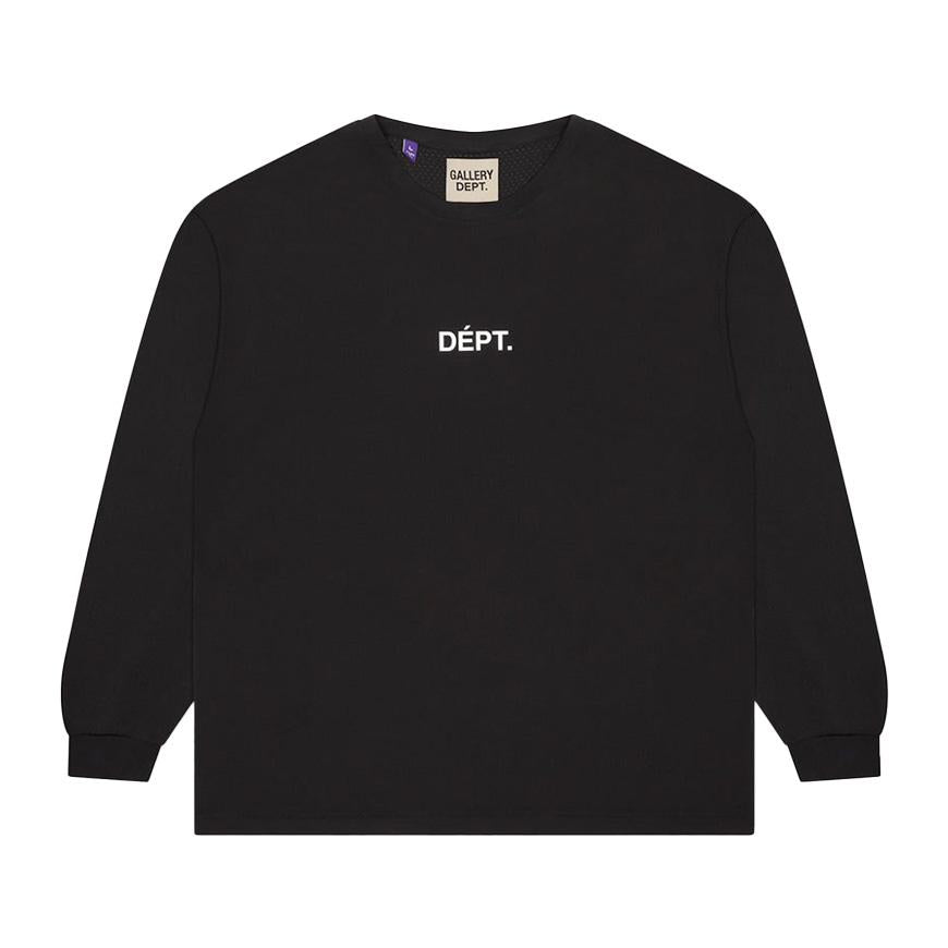 GALLERY DEPT. Black Long Sleeve Active Fitness T-Shirt Men AFL 60051