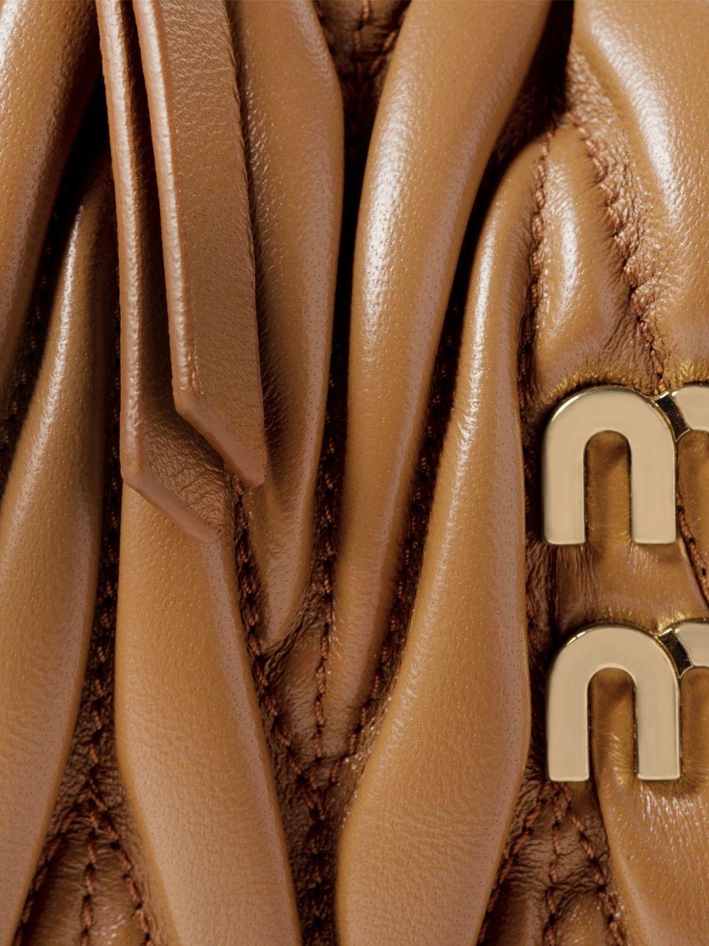 Miu Miu Black Leather Tote Bag