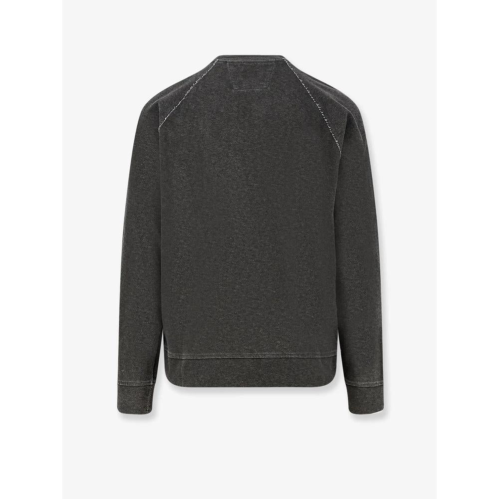 CP Company Heavy Jersey Mens Sweatshirt Gray