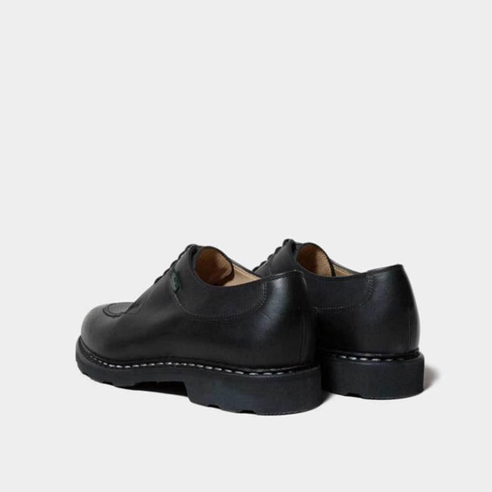 PARABOOT Black Leather Loafers Women’s Dress Shoes 063712