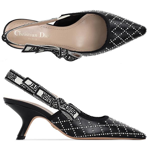 DIOR Black J'Adior Slingback Pumps Heels KCV302VSP 900