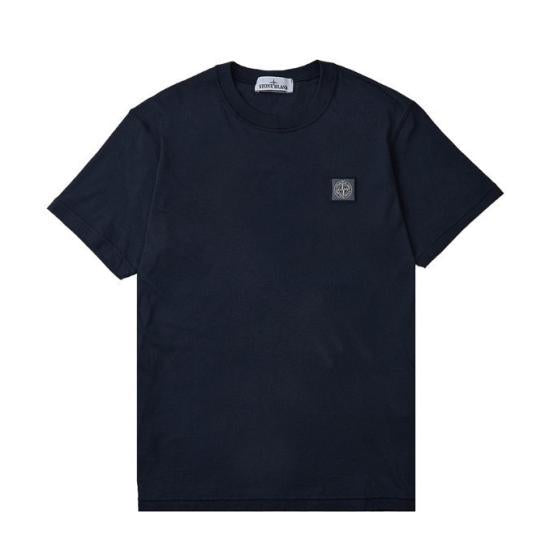 STONE ISLAND Short Sleeve T-Shirt for Men 101523757A0020 BLUE DOM