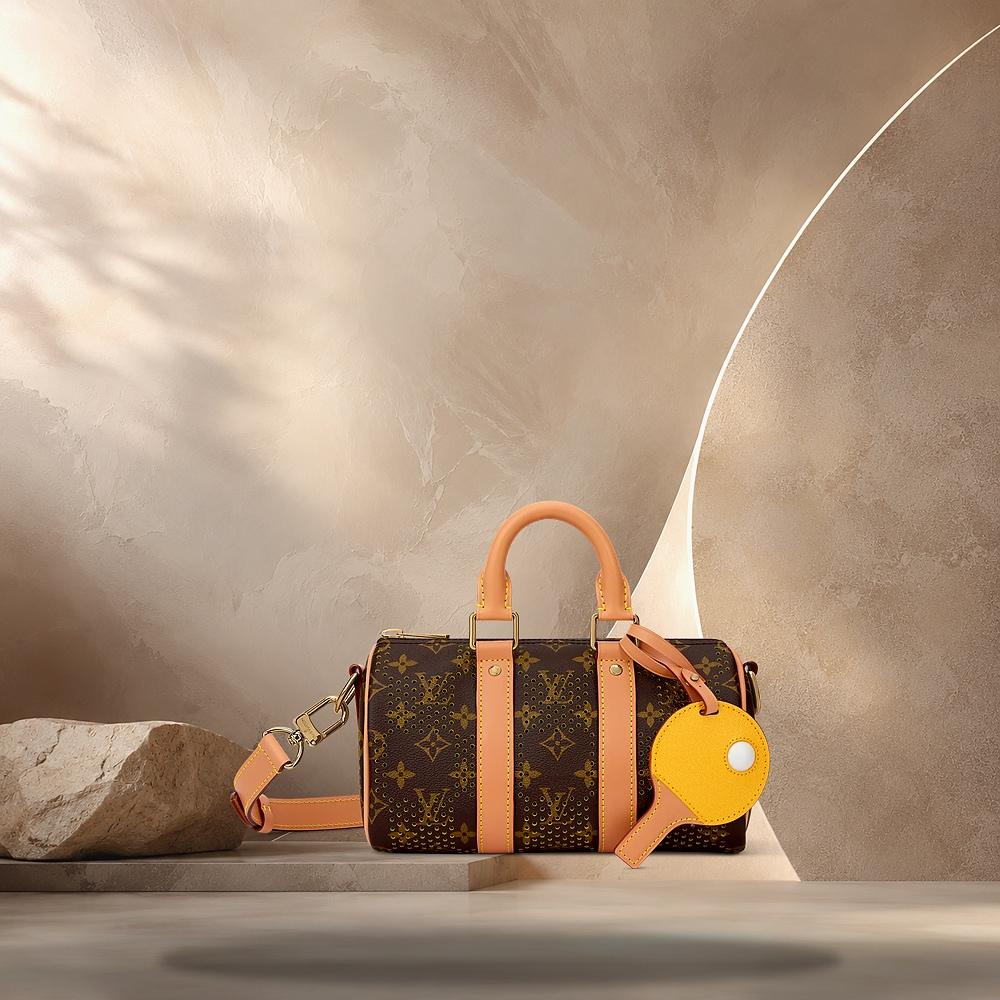 Louis Vuitton Monogram Keepall Bandouliere 25 Yellow Tote Bag M29296