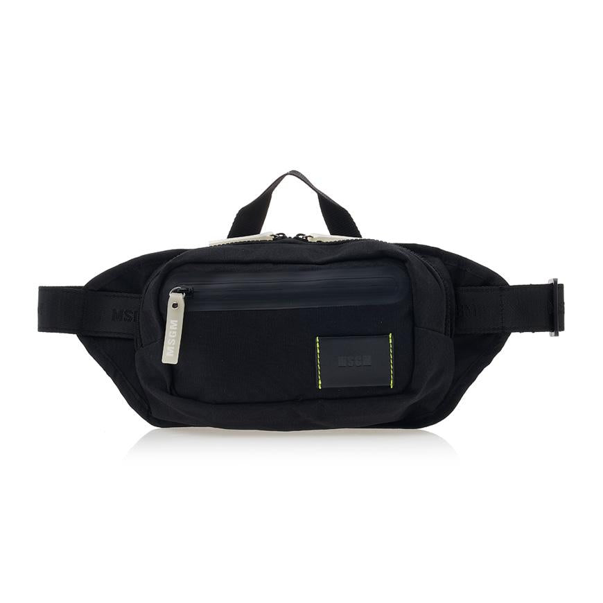 MSGM Women’s Belt Bag Black Crossbody Bag