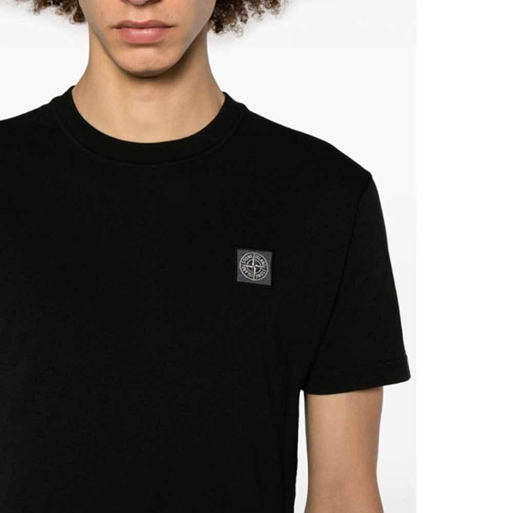STONE ISLAND Men's Short Sleeve T-Shirt Pasito White
