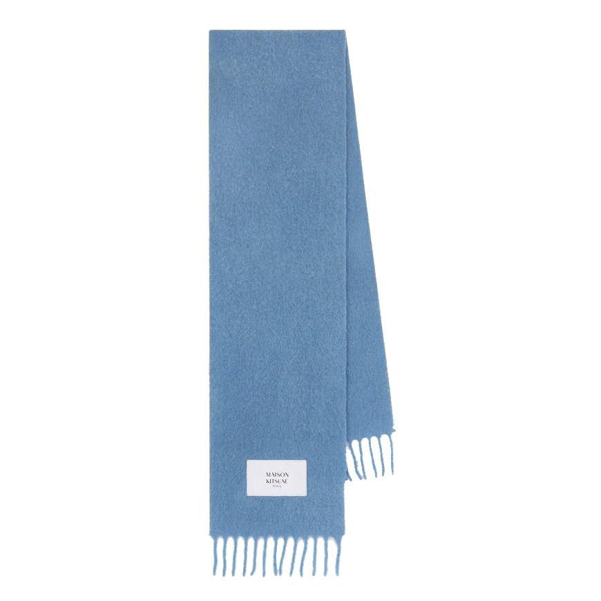 Maison Kitsune Unisex Alpaca Scarf Ivory LM06206 WA0022