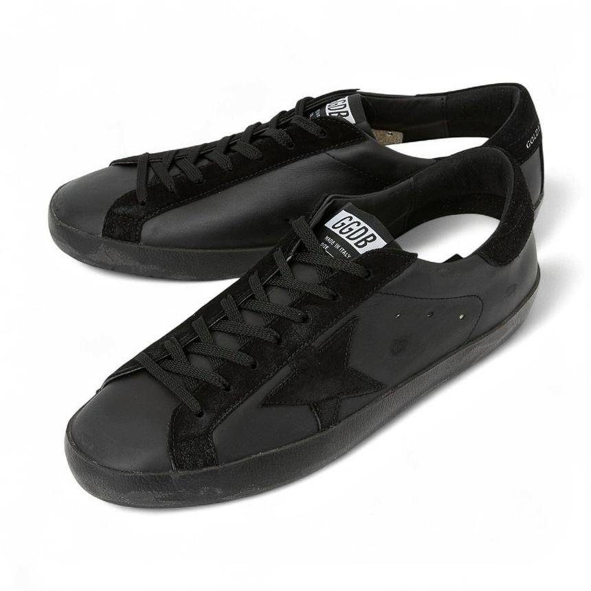 GOLDEN GOOSE Superstar White Leather Low-Top Sneakers Men