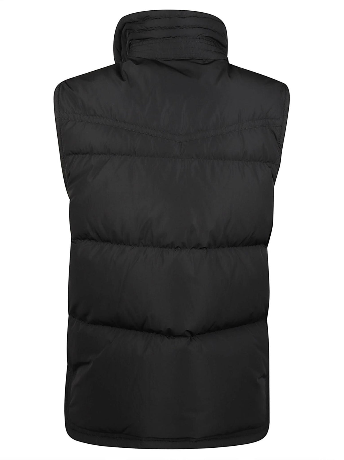 Moncler Black Down Puffer Vest Men’s Quilted Nylon Outerwear
