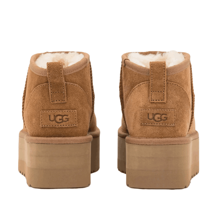 Ugg Classic Ultra Mini Platform Slippers Women Chestnut 1135092