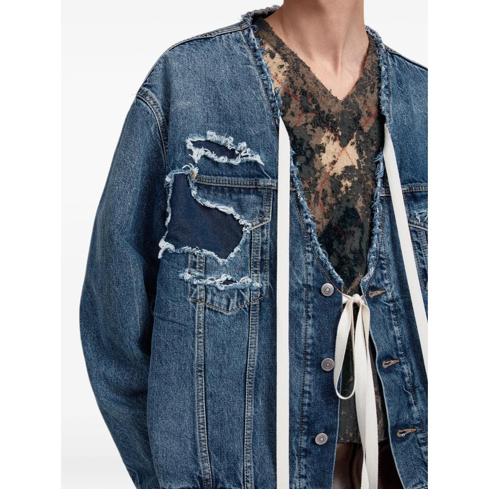 Maison Margiela Gray Denim Jacket for Men